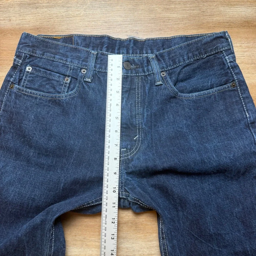 Levi's 559 Relaxed Straight Jeans Mens 34x30 Dark Wash Blue Denim Cotton Skater